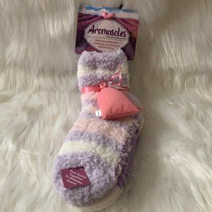 MINX NY Lavender/Shea Infused Plush Slipper Socks